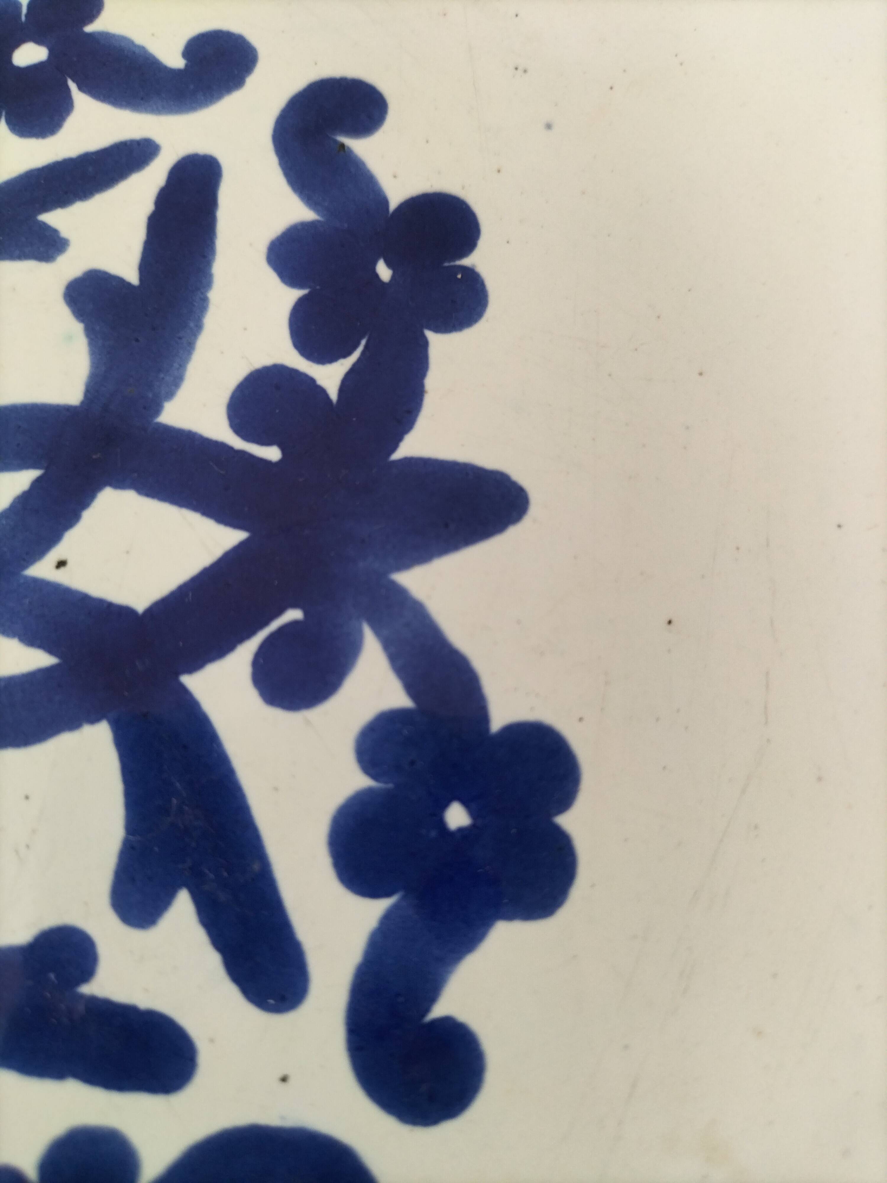 Pair of antique plates from Kharraz Nabeul, 1920s-1940s