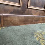 Napoleon III oak and walnut store counter
