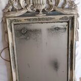 Mirror XVII lacquered gray 87 x 47 cm