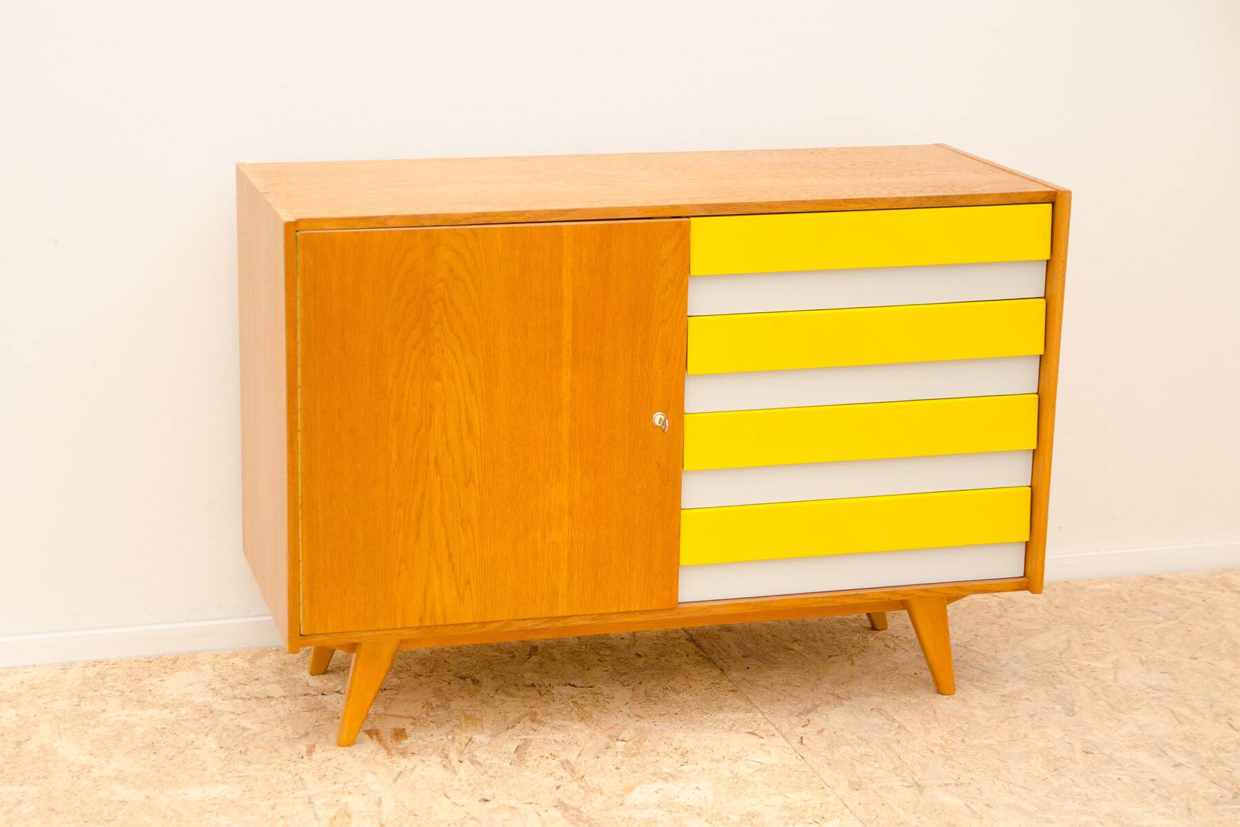 Mid century chest of drawers U-458 by Jiri Jiroutek, Czechoslovakia, 1960´s