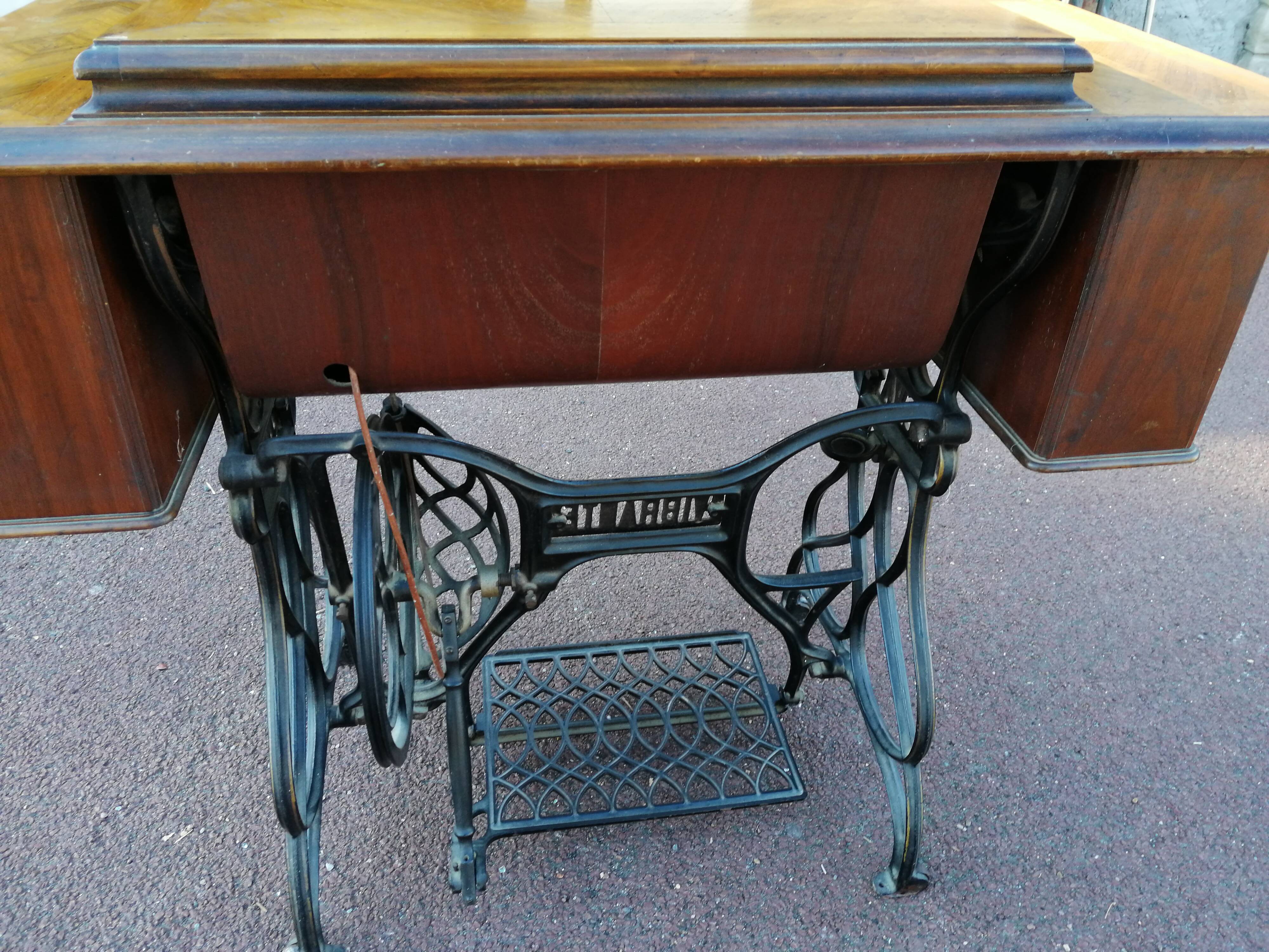 Ancient sewing machine