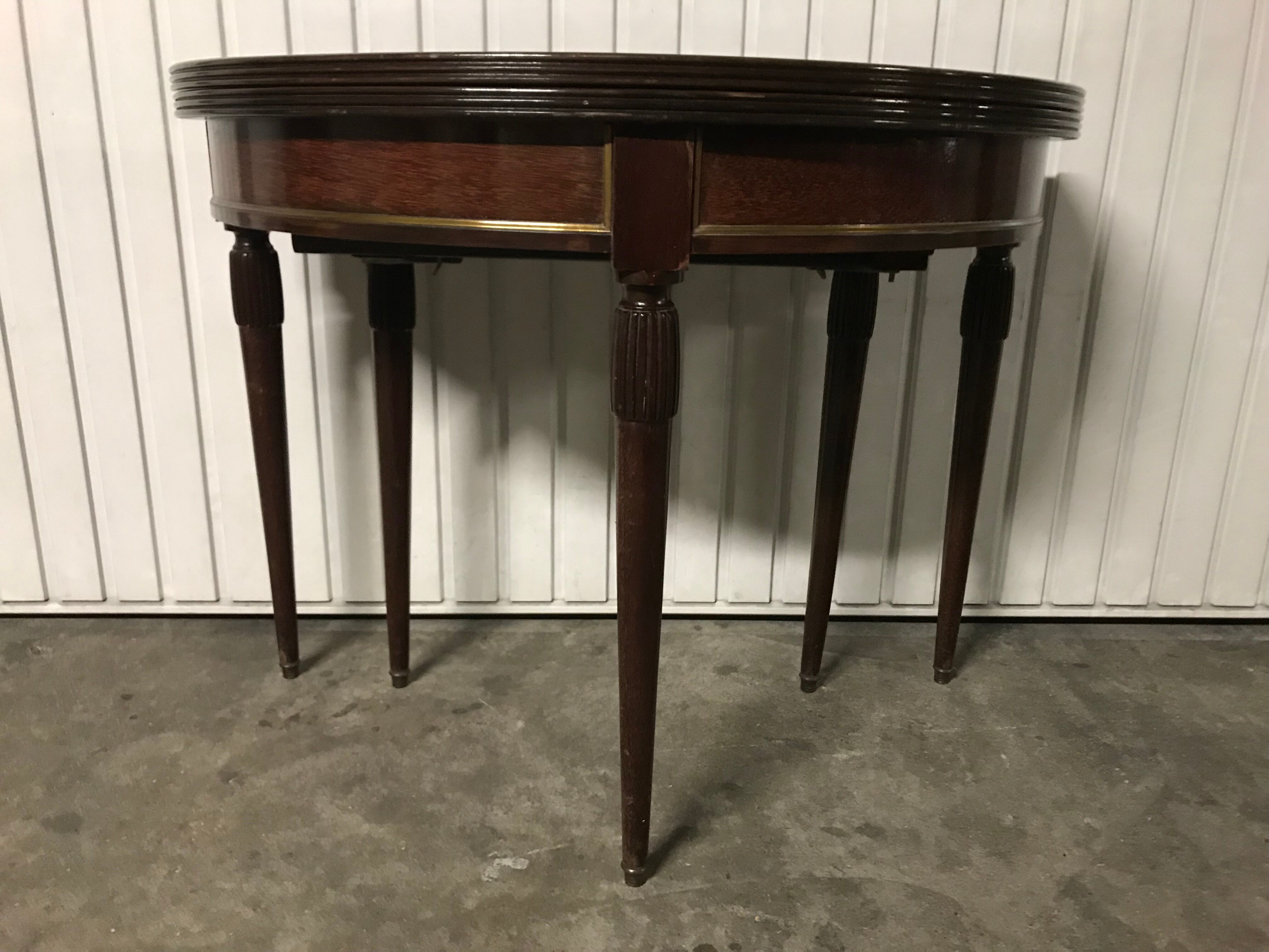 Table half moon Louis XVI