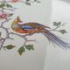 Vintage oval bird bird adorned Opalor dish