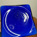 Vintage blue opaline vase