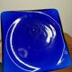 Vintage blue opaline vase
