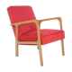 Fauteuil kadr framboise