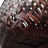 Japanese woven bamboo basket