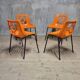 Space Age Garden Chairs, East Germany, 1970s — Set of 4