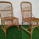4 chaises en rotin