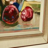 Original Swedish oil on panel – still life by Martin Sjöblom