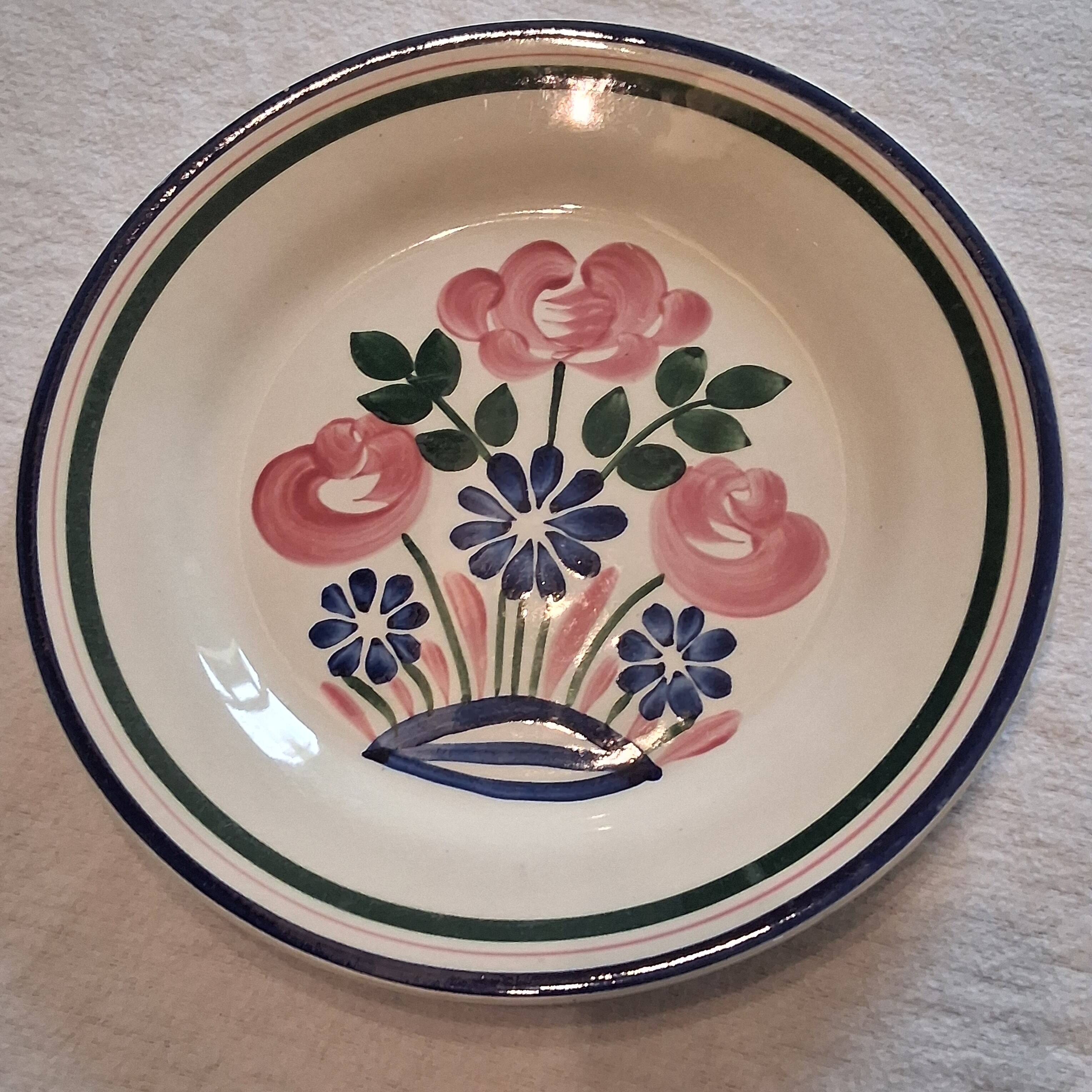HBCM porcelain plate "Mulhouse" in very good condition.