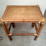 Rattan bedside