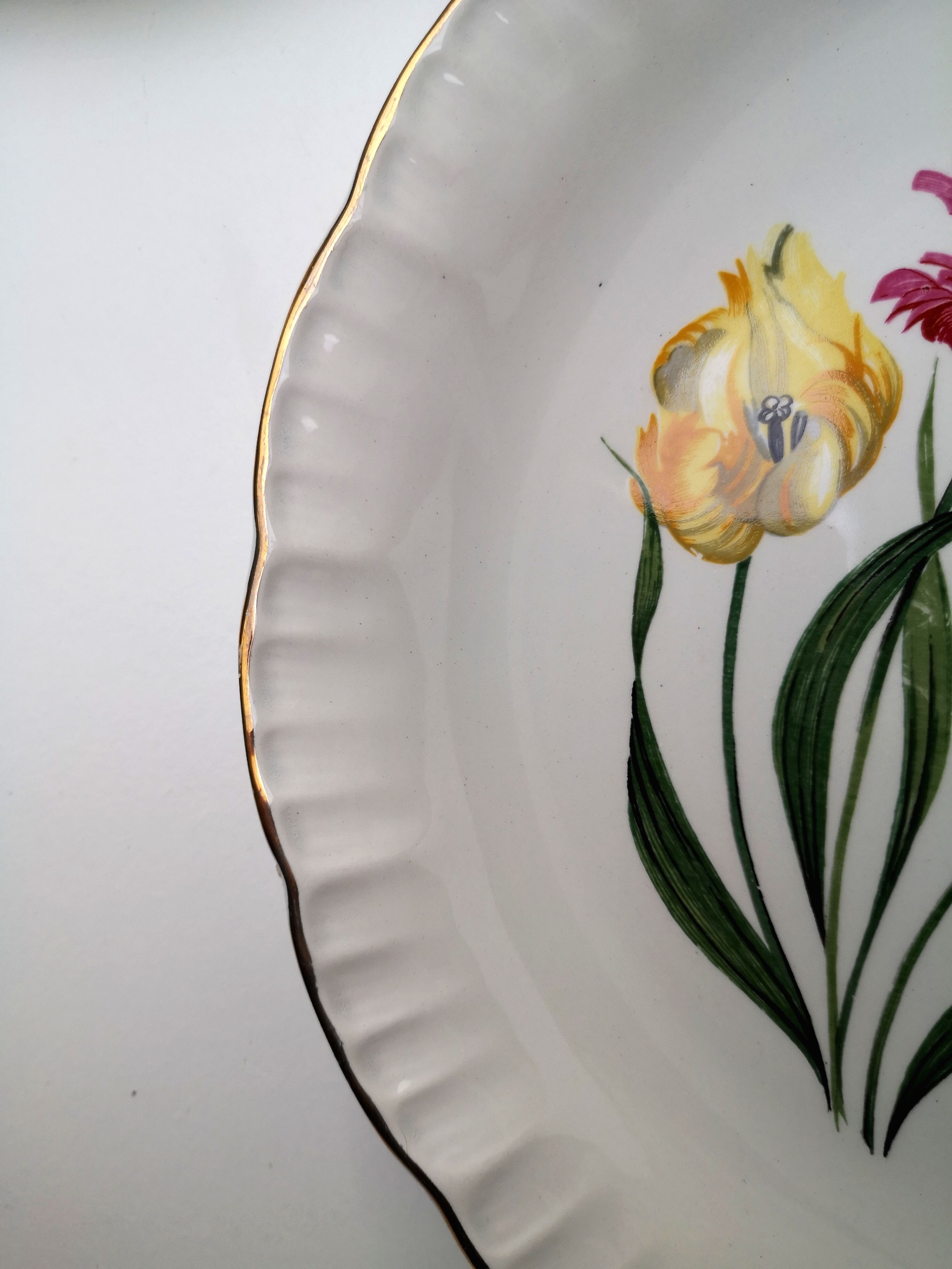 Lot 6 flat plates Digoin Sarreguemines