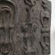 Sculptural anthropomorphic bas-relief by Venija Vučinić in plaster.