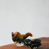 Glass Bowls or Ashtrays, Italy, 1970s, Set of 2