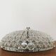 Floral Crystal Glass Flush light