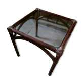 Bout de canapé, table d'appoint en rotin