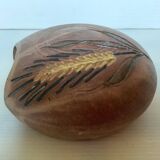 Wheat ears bouquet vase