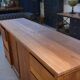 Large teak sideboard with 6 drawers and 2 sliding doors