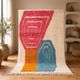 Pure wool rug with traditional coloured patterns 1.5/2.5 m