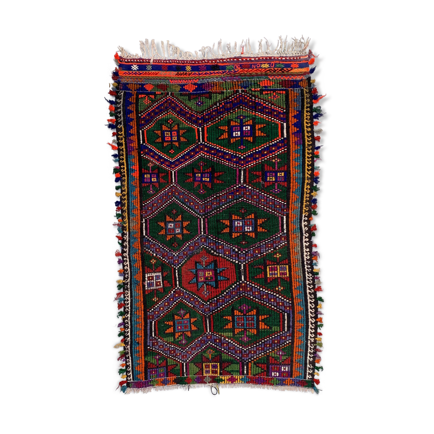 Medium Vintage Turkish Kilim Rug 176x105 cm Wool Kelim