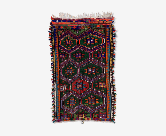 Medium Vintage Turkish Kilim Rug 176x105 cm Wool Kelim