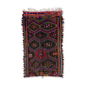 Tapis medium vintage turkish kilim 176x105 cm laine kelim