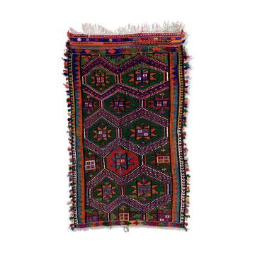 Medium Vintage Turkish Kilim Rug 176x105 cm Wool Kelim