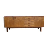 Enfilade vintage - pieds fuseaux - teck - 50/60 - scandinave