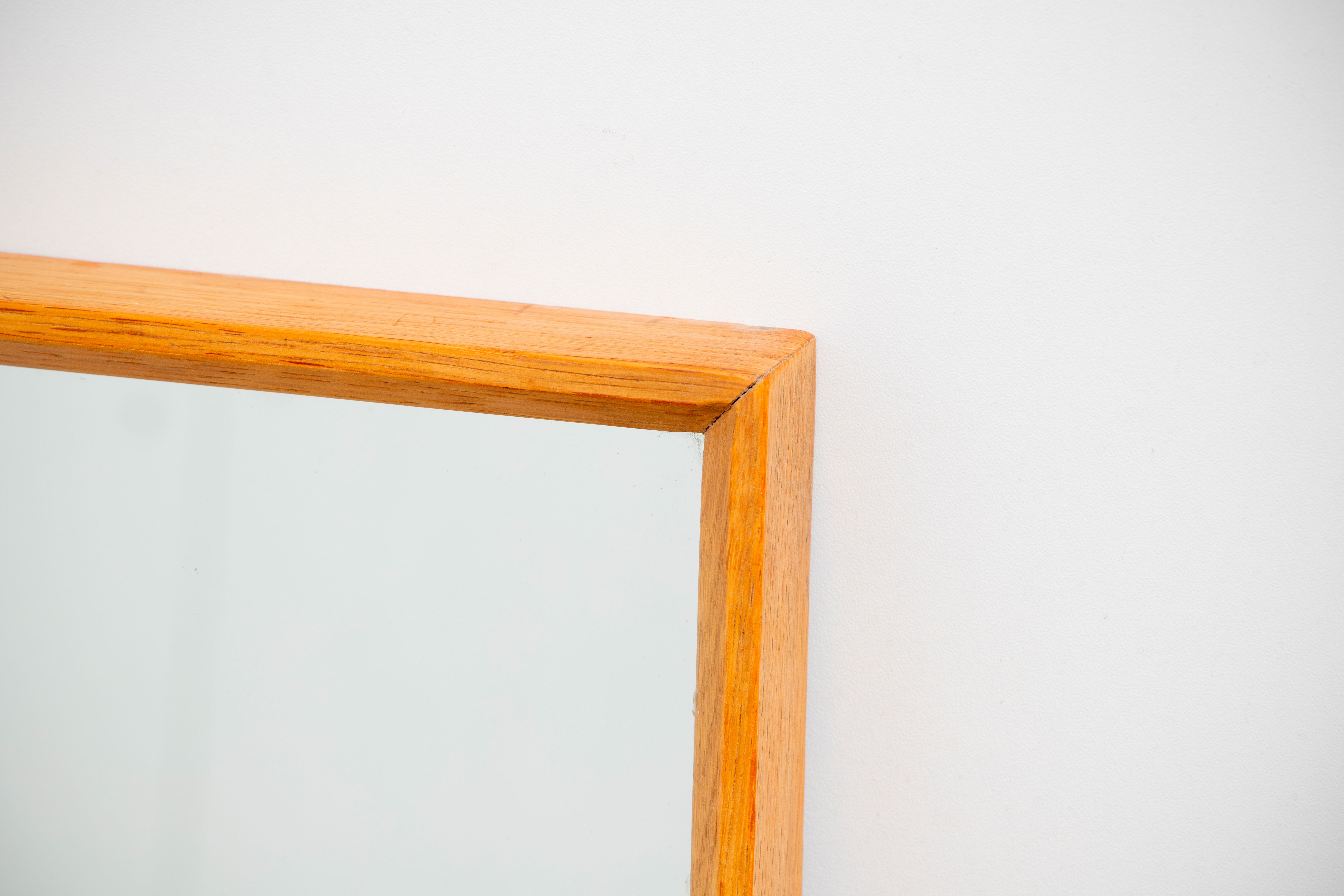 Vintage Scandinavian wall mirror 114X47cm