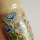 Set salière et poivrier en grès décor floral vintage