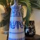 Vintage Spanish Hand Painted Glazed Ceramic Vase / Water Jug