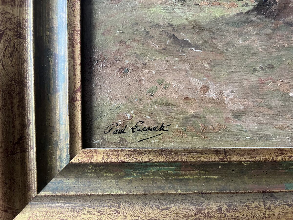 Paul Lecomte (1842–1920) A Underwood, oil on panel, signed