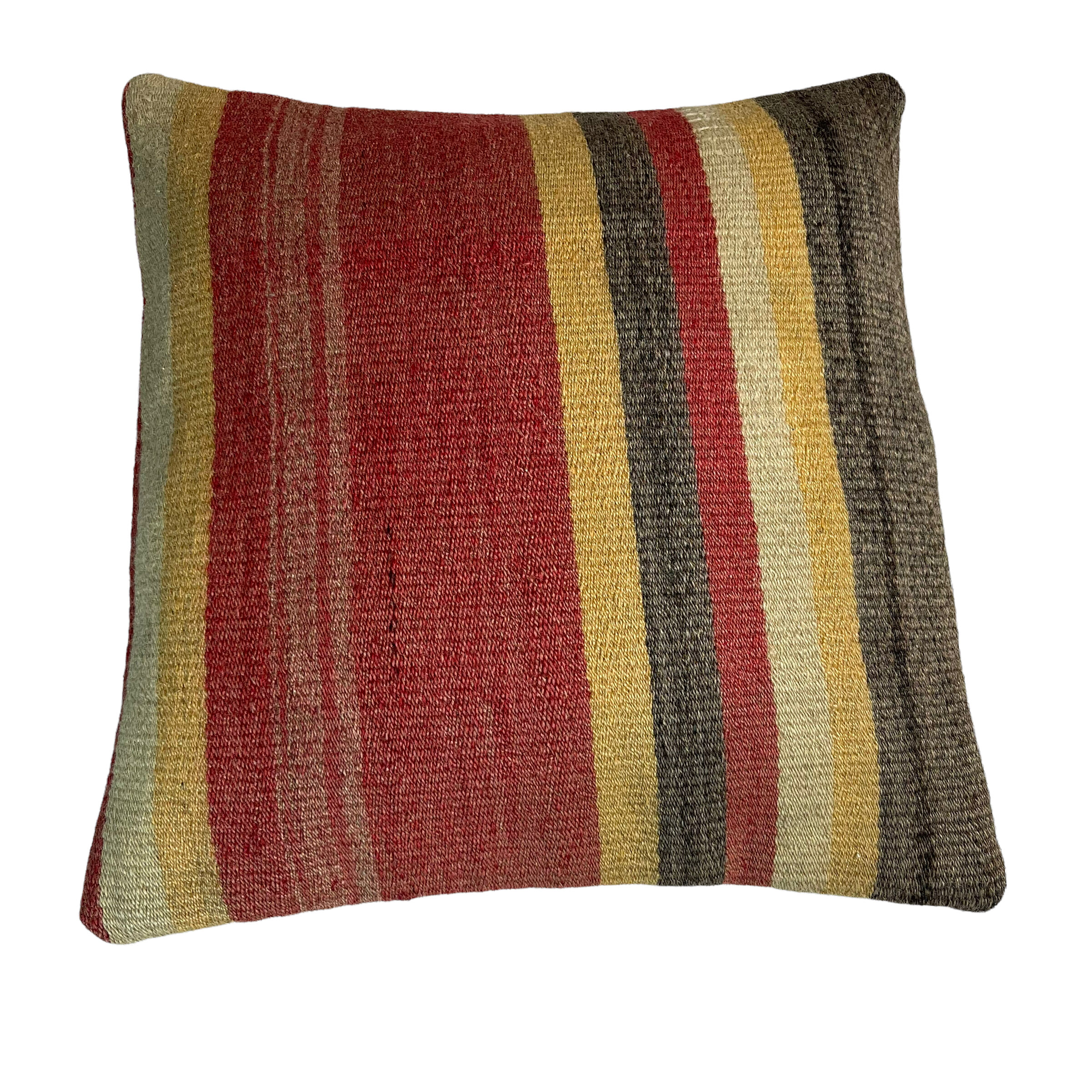 Vintage turkish kilim cushion cover, 40 x 40 cm