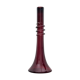 Midcentury Burgundy Glass Vase, Poland, 1960s