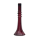 Midcentury Burgundy Glass Vase, Poland, 1960s
