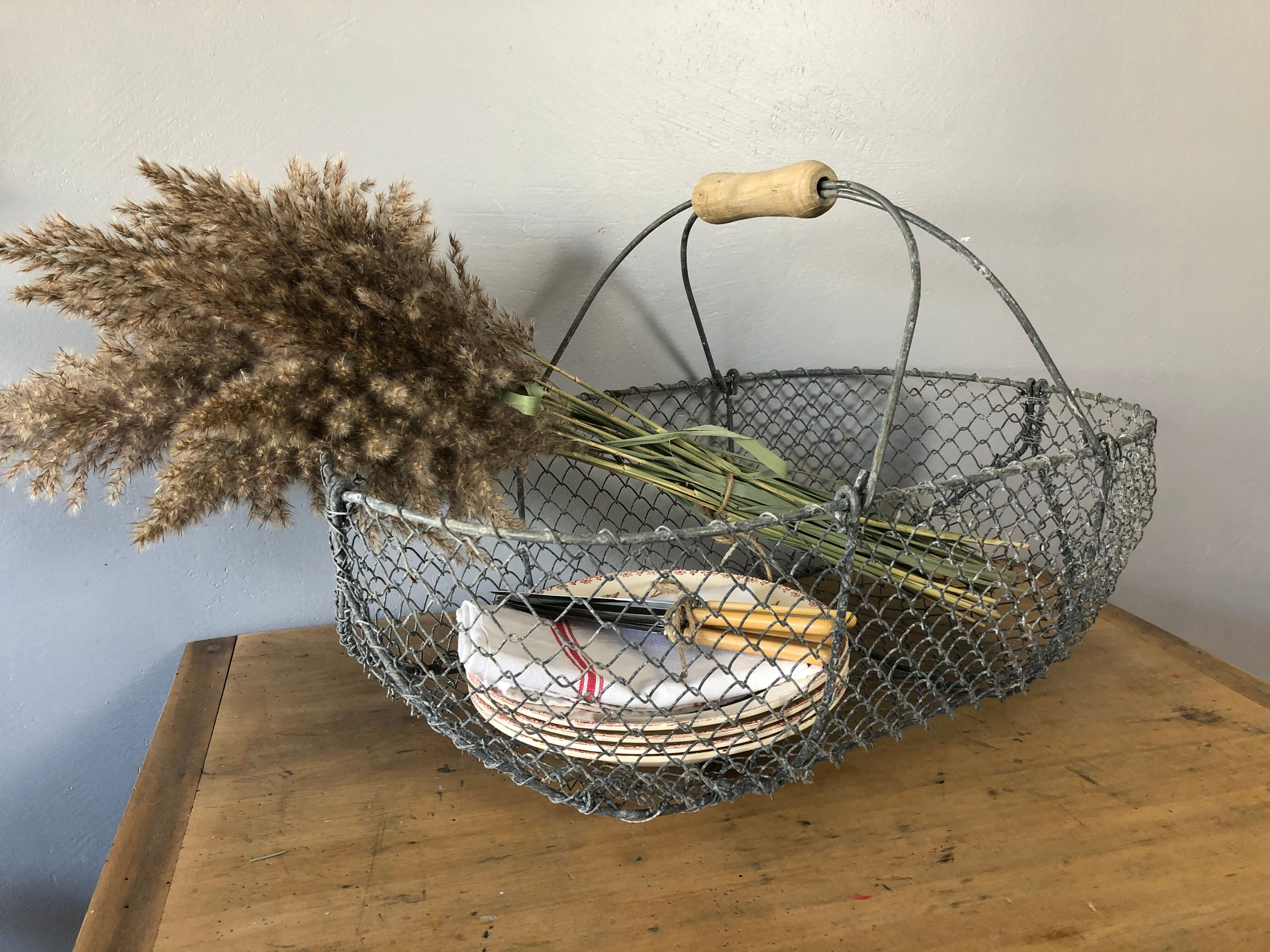 Old apple basket