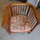Fauteuil art deco 1920 marqueterie