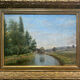 Painting Jean-Baptiste Antoine GUILLEMET (1843-1918) Surroundings of Moret sur Loing