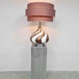 Vintage Italian design large swirl table lamp 1970 'Kremlin'