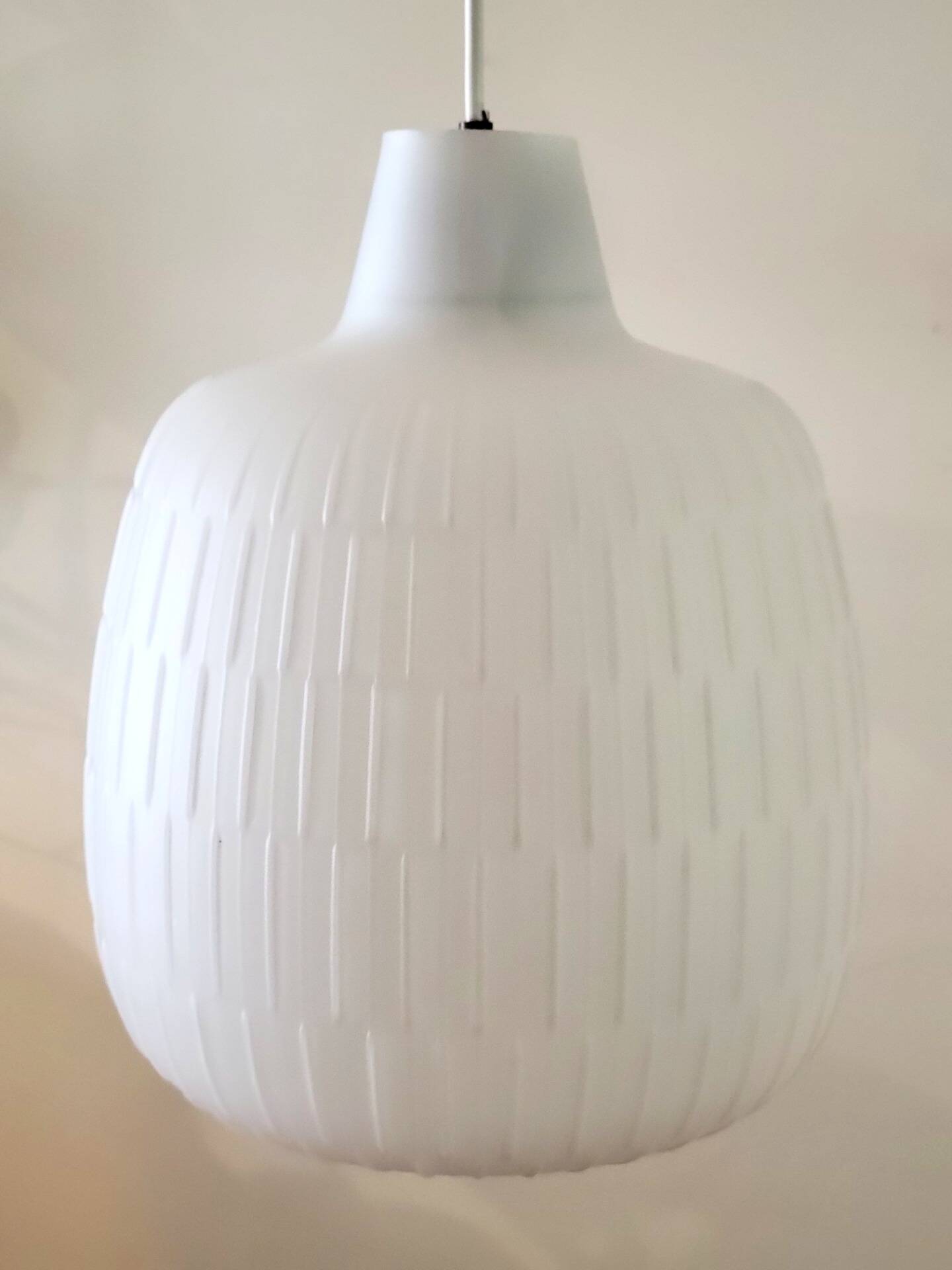 Aloys F. Gangkofner opal glass pendant lamp for Peill & Putzler, Germany 1960s