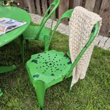 Joseph Mathieu garden table and chairs set