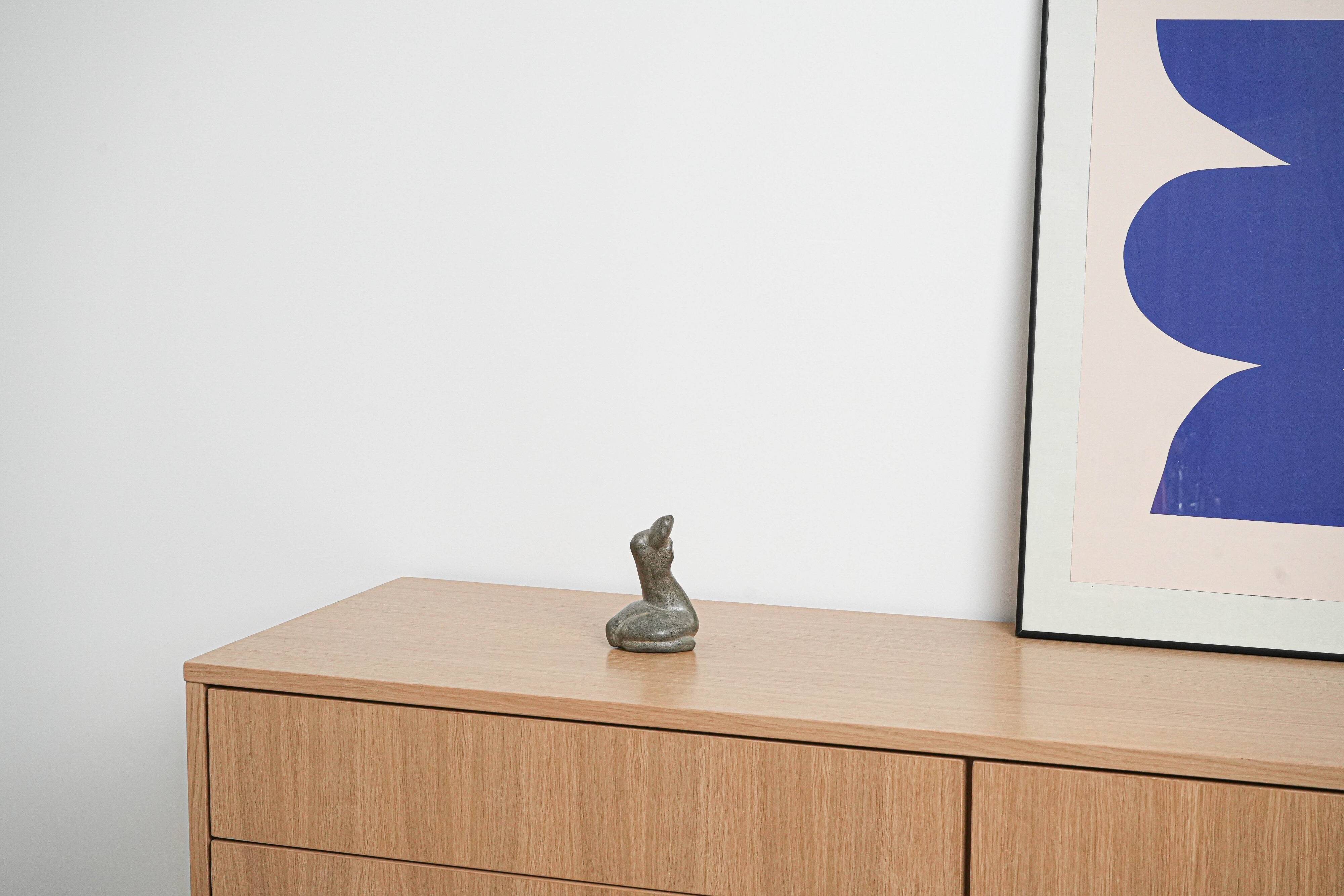 Stone sculpture of a female nude, Italian design, 1960s, made in Italy