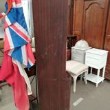 English corner screen in mahogany