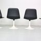 Scandinavian Modern Set Of 4 Dinning Chairs By Börje Johanson Vinga, Sweden 1970