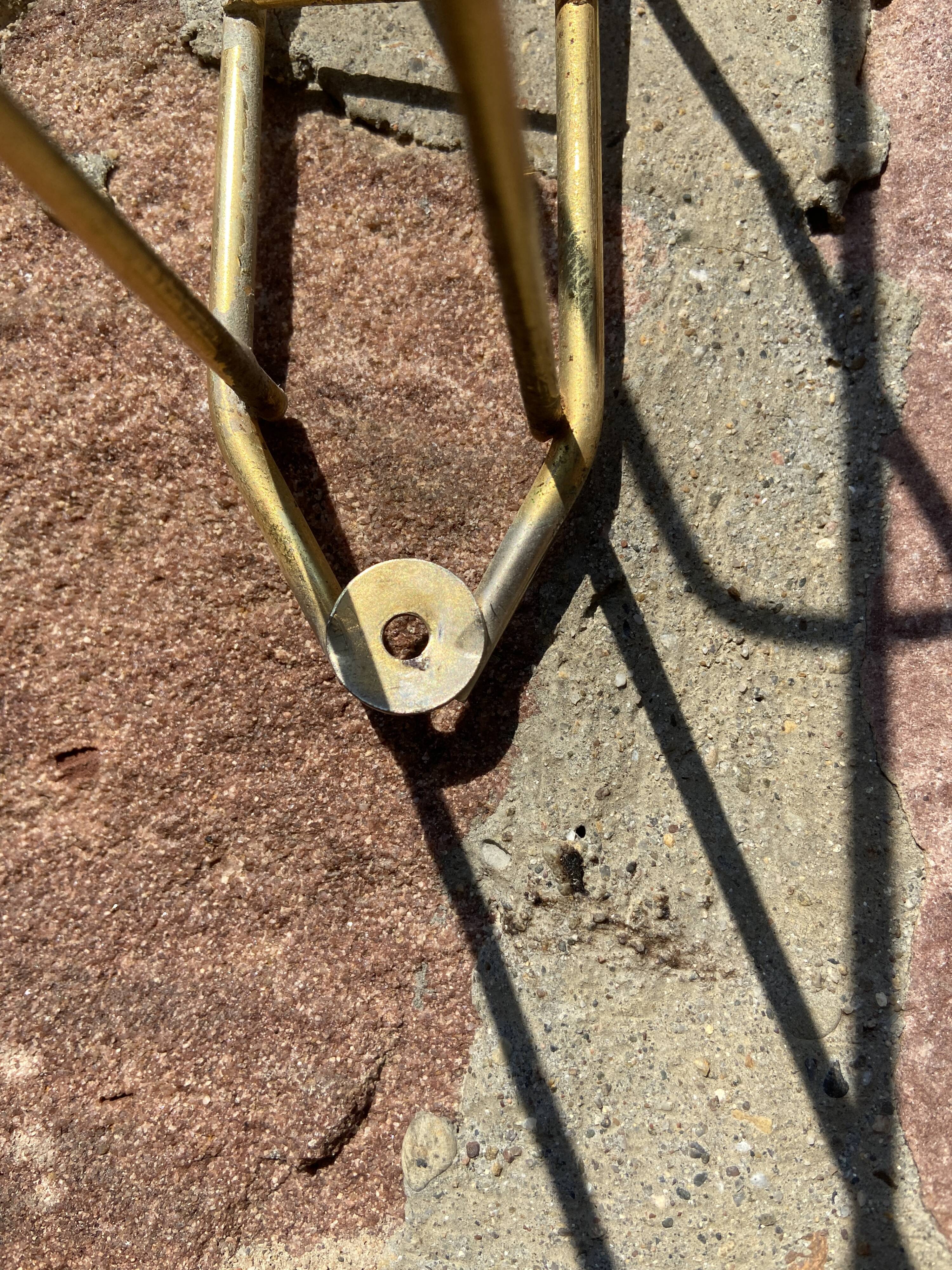 old industrial metal shelf Scandinavian shelf String 1960