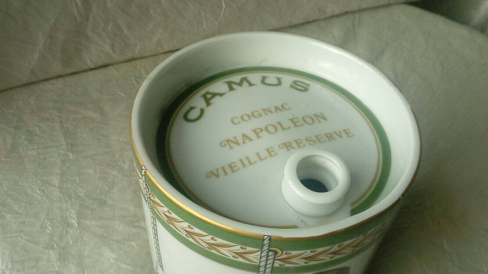 Napoleon cognac porcelain bottle camus haviland limoges empir style