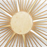 Mirror bulging Sun 85 x 85 cm