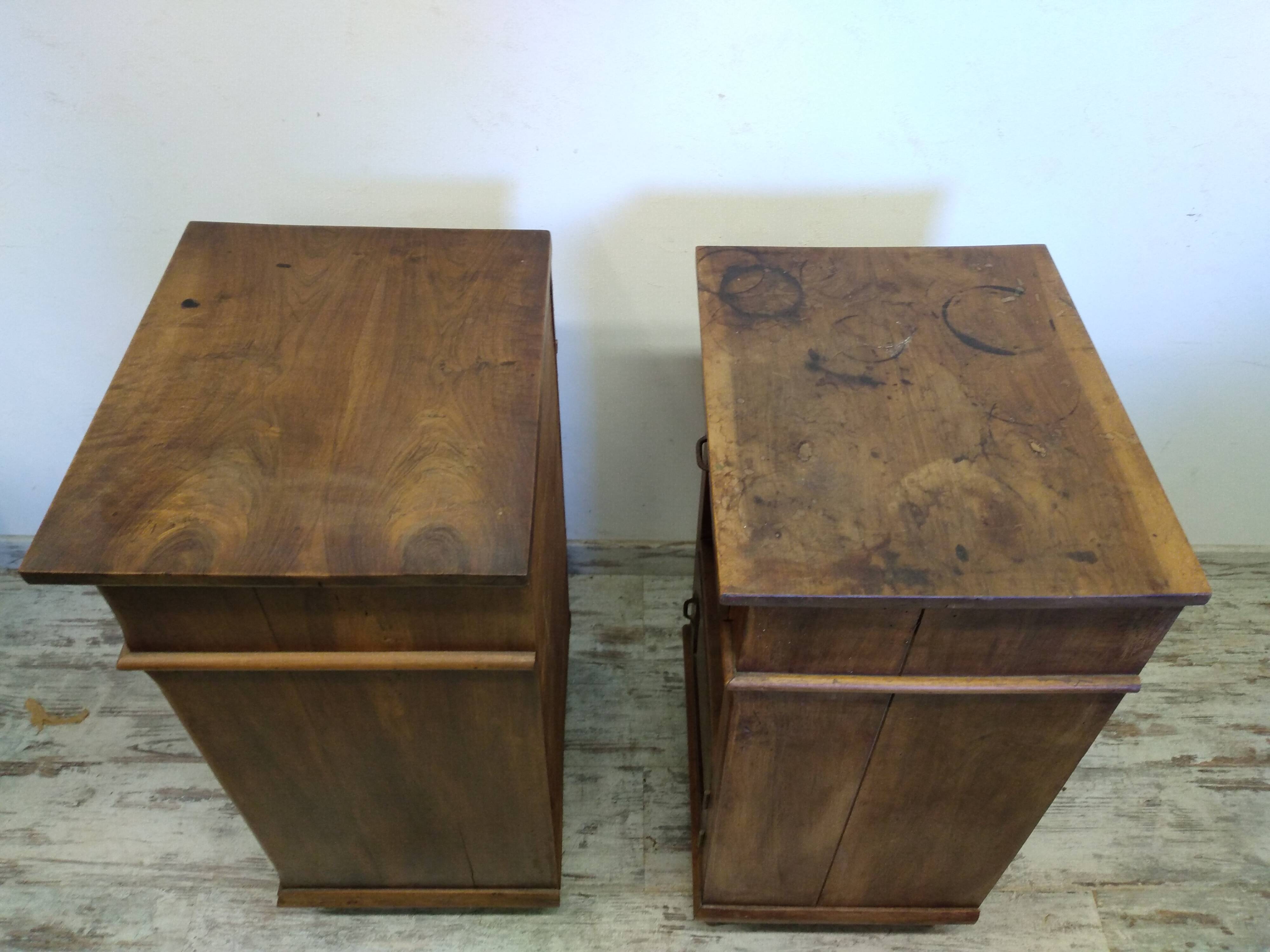 Old bedside tables