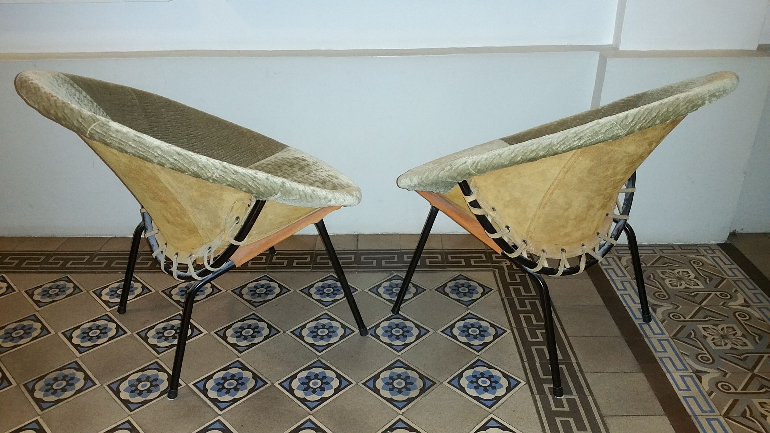 Pair of armcchairs Circle Salamanca Lusch Erzeugnis for Lusch & Co